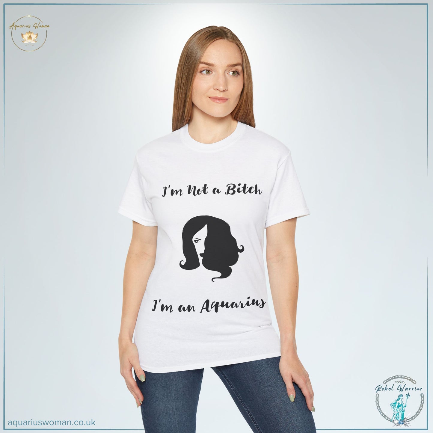 "Unapologetically Aquarian" Tee - I'm Not a Bitch, I'm an Aquarius