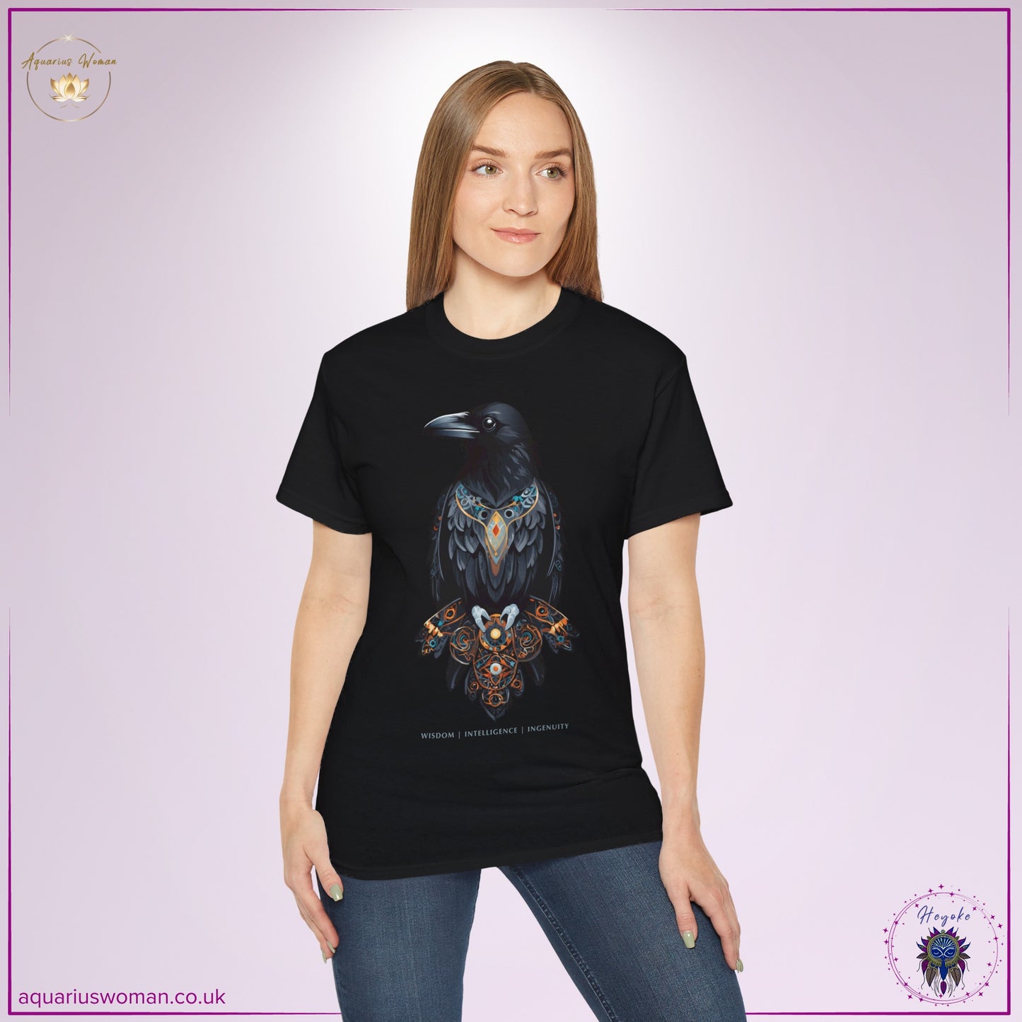 Raven Spirit Animal Tee – Unlock the Power of Wisdom & Mystery
