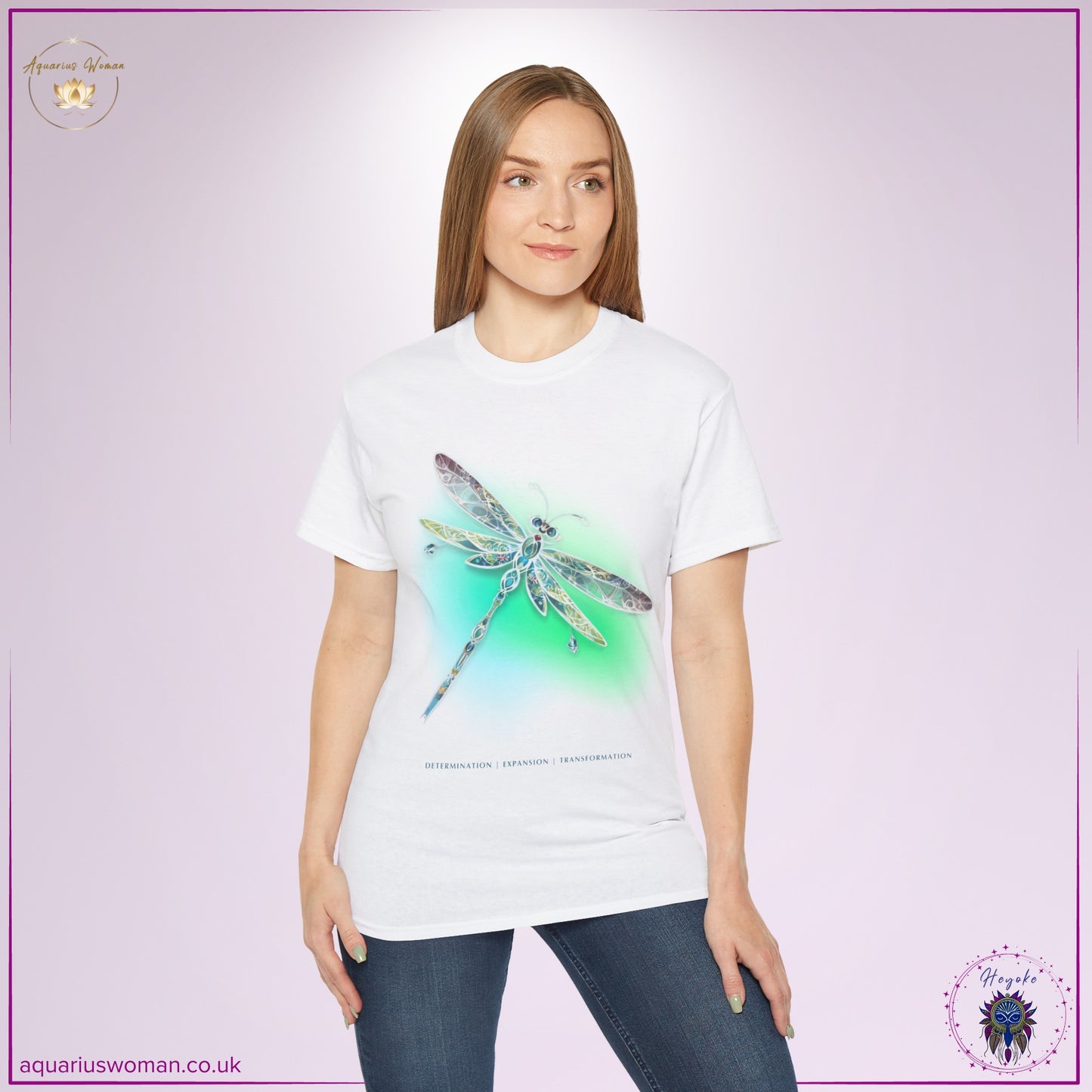 Dragonfly Spirit Animal Tee – Embrace Transformation & Lightness