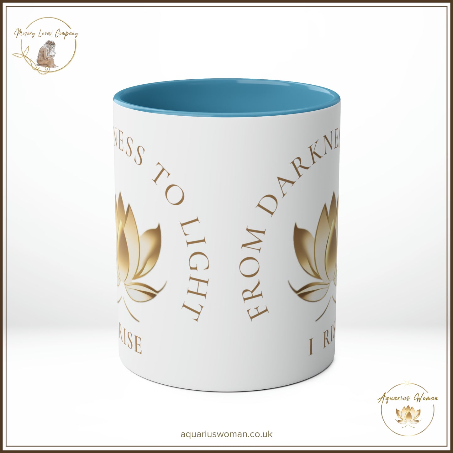From Darkness to Light Mug | Misery Loves Company Collection