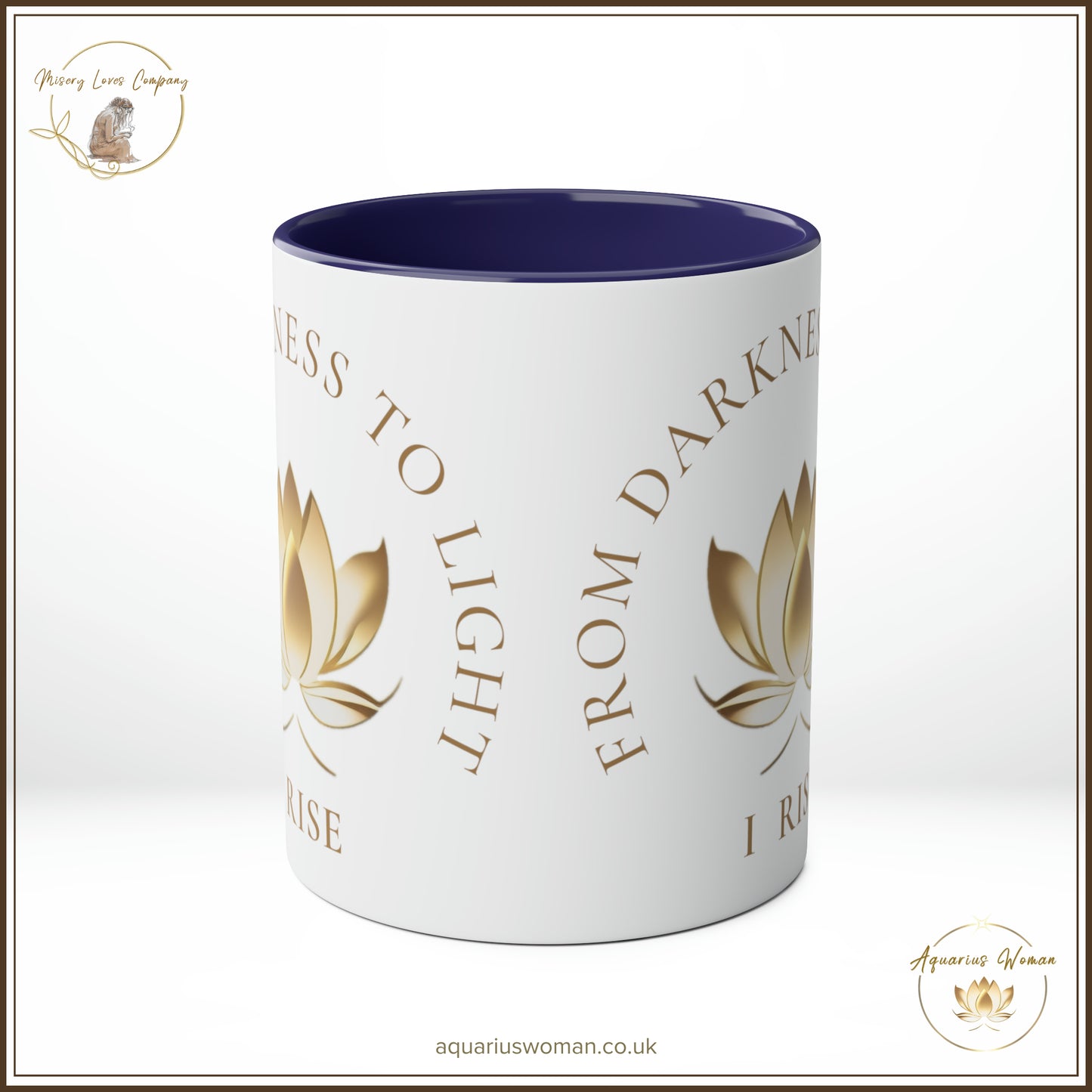 From Darkness to Light Mug | Misery Loves Company Collection