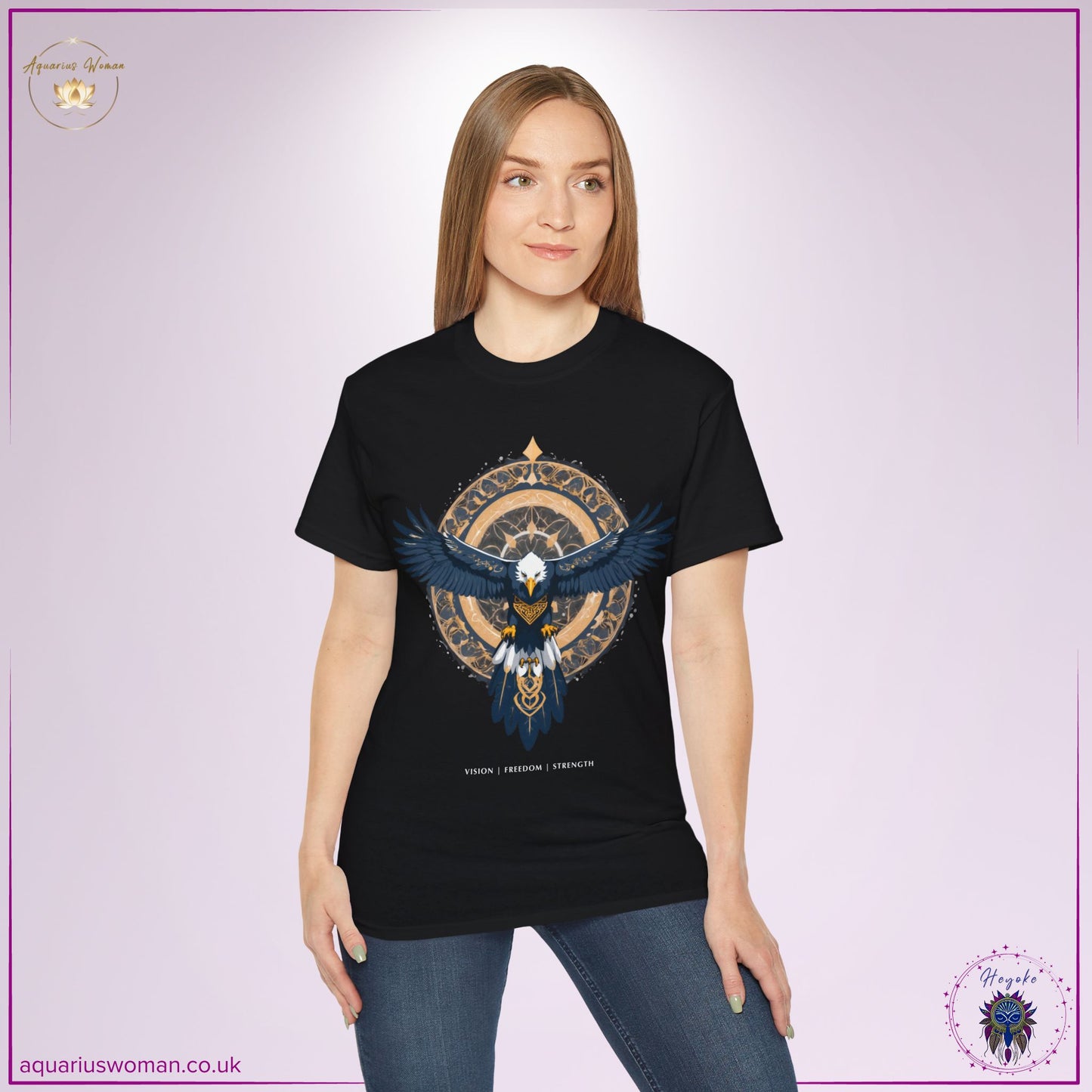 Eagle Spirit Animal Tee – Soar with Strength, Vision & Freedom