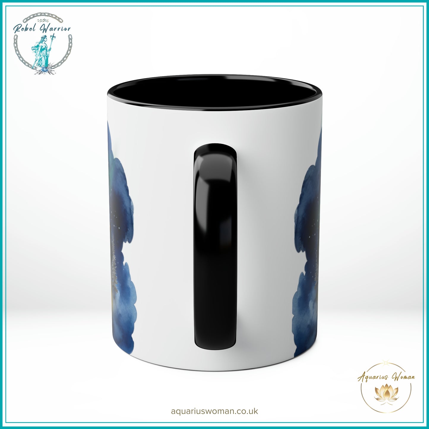 Aquarius Woman's Night Watchers Ceramic Mug – Embrace Your Inner Warrior