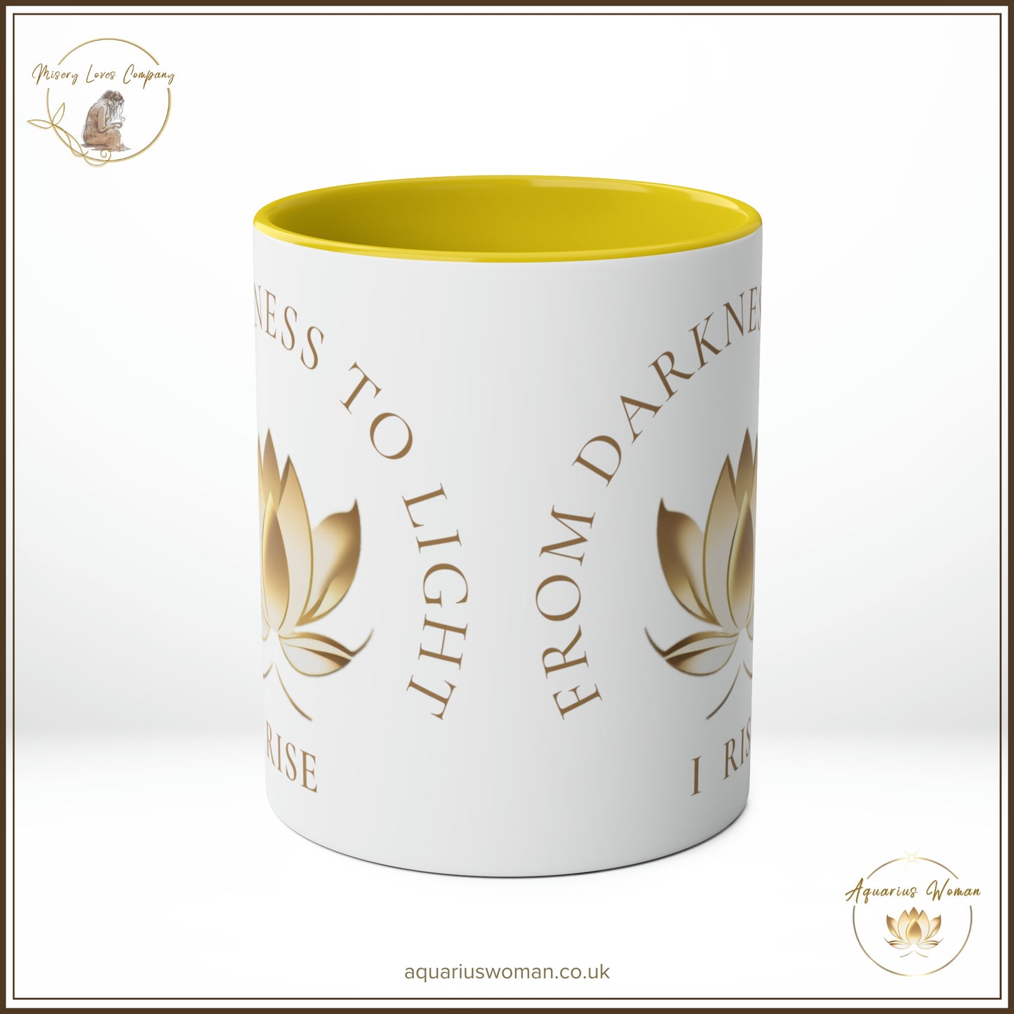 From Darkness to Light Mug | Misery Loves Company Collection