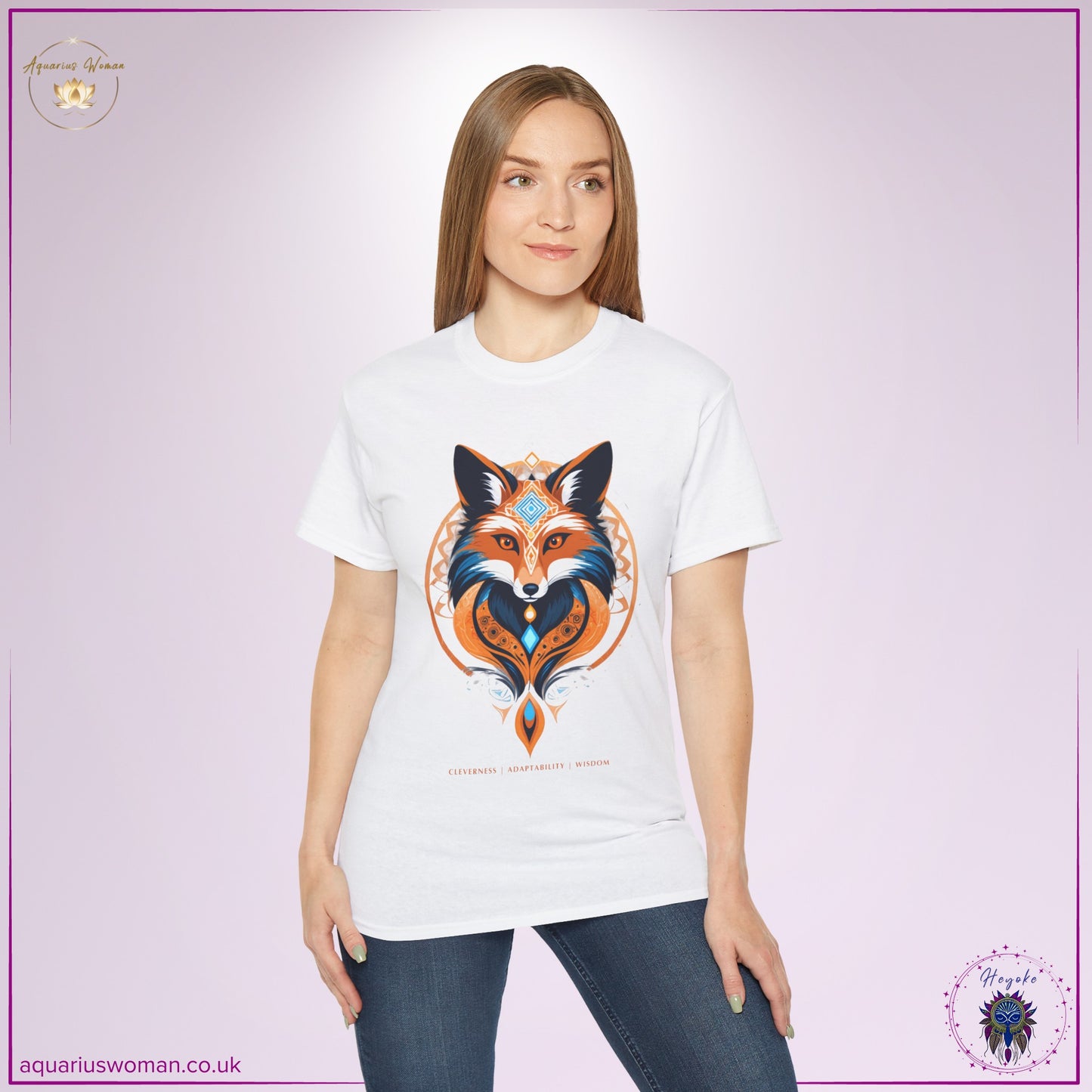 Red Fox Spirit Animal Tee – Embrace Cleverness, Adaptability & Wisdom