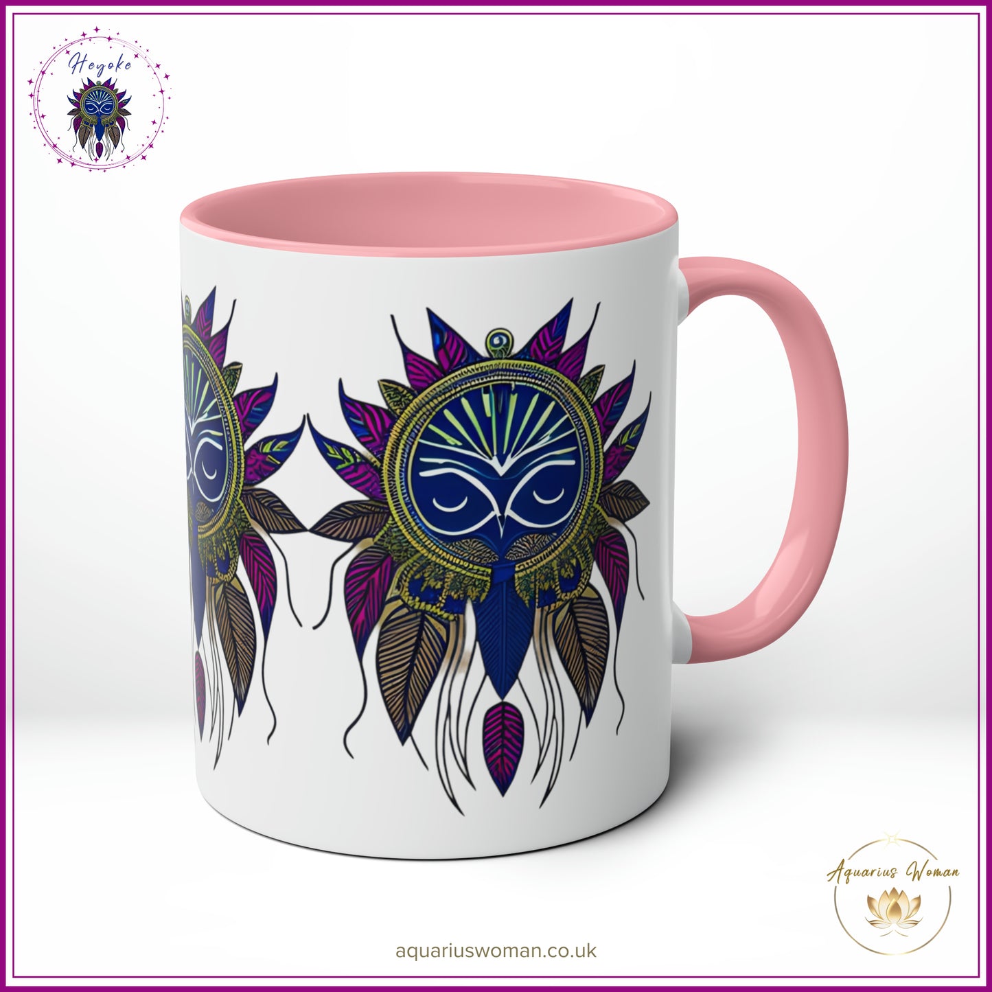 Heyoke Collection - Dreamcatcher Ceramic Mug - Embrace the Mystical Journey