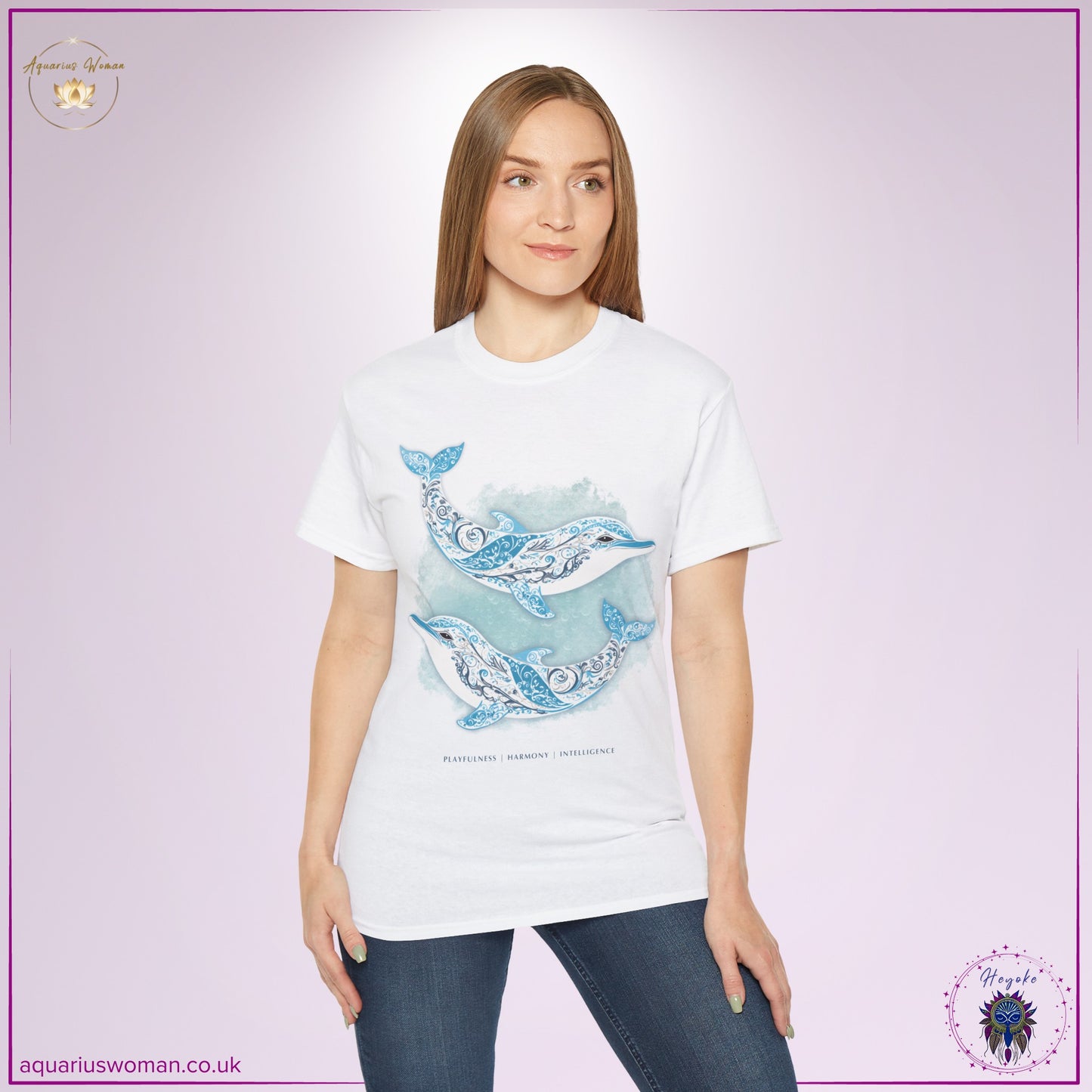 Dolphin Spirit Animal Tee – Embrace Playfulness, Harmony & Wisdom