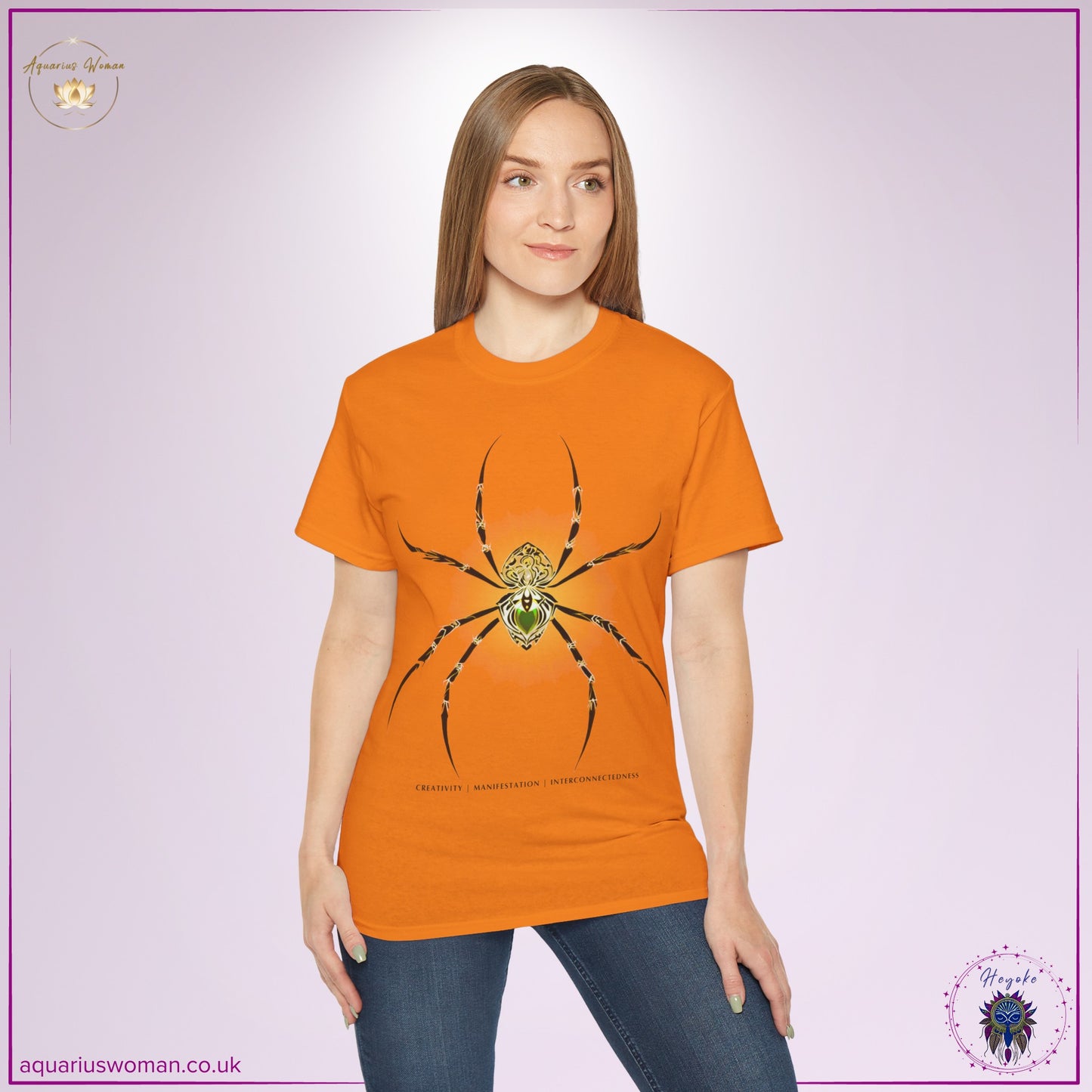 Spider Spirit Animal Tee – Weave Your Destiny with Creativity & Manifestation