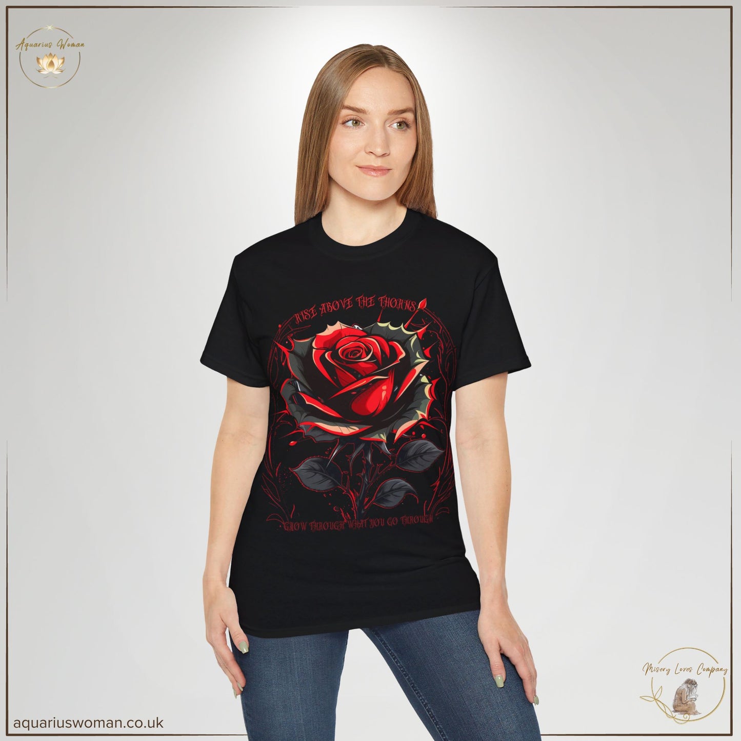 “Rise Above the Thorns” – Empowerment Tee