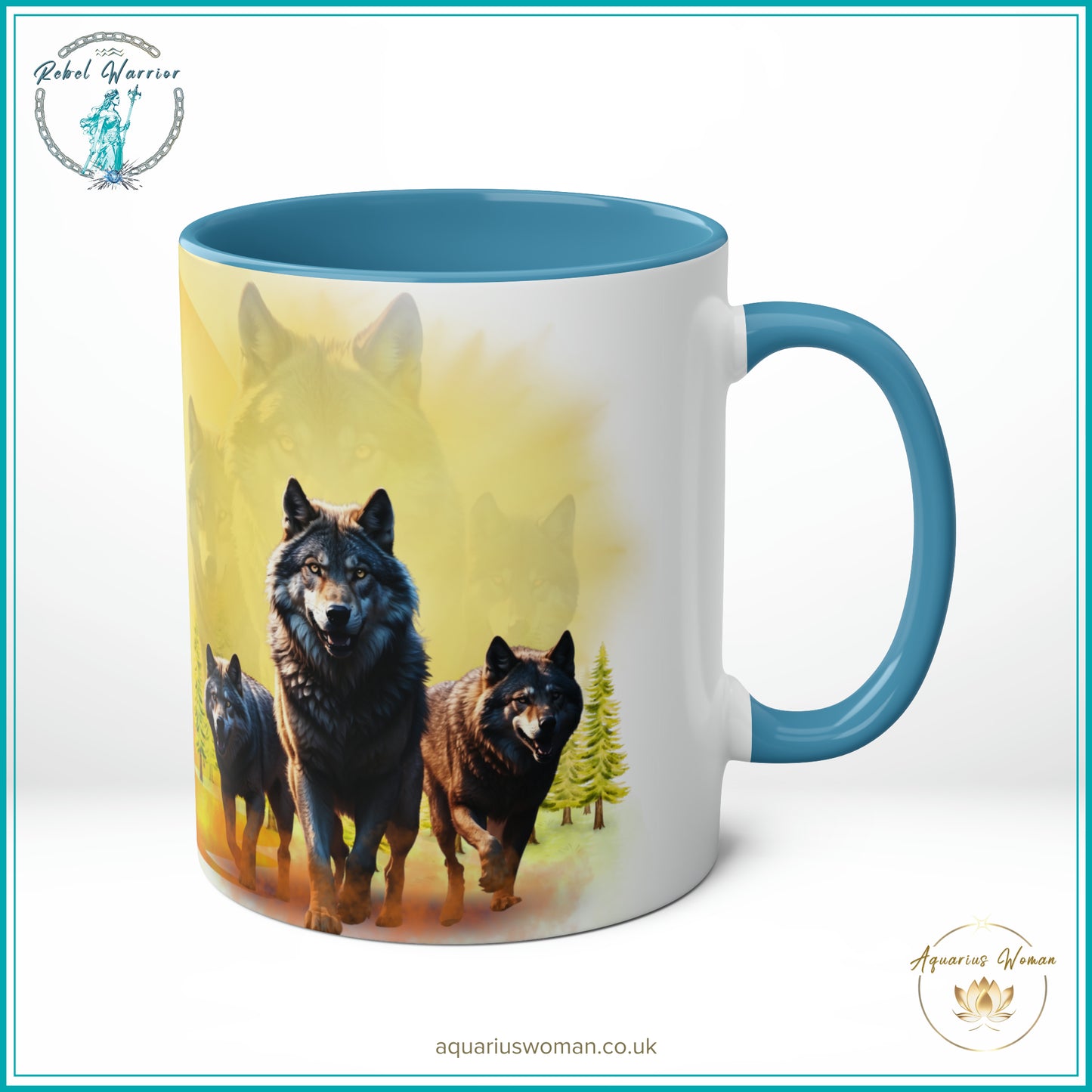 Aquarius Woman's Rebel Warrior Mug – Dawn Guardians