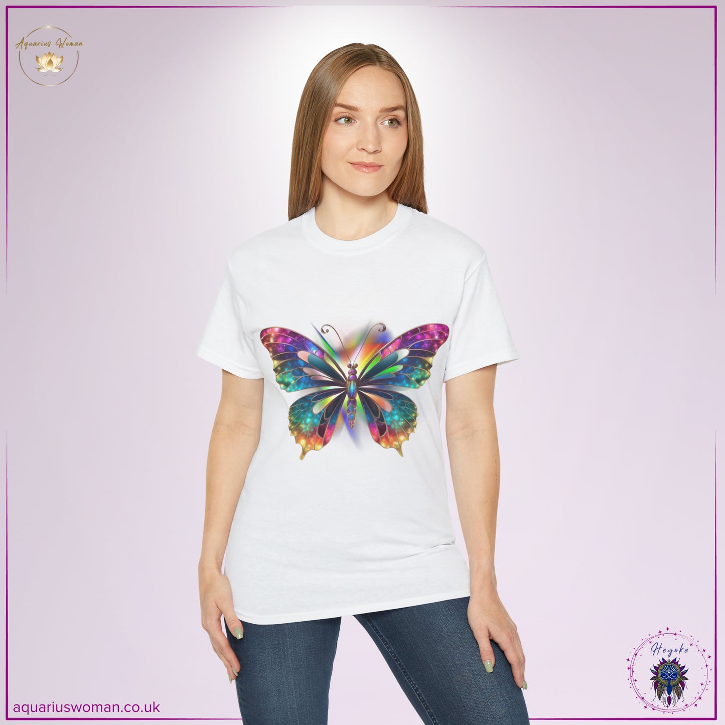 Celestial Awakening Butterfly Tee | A Symbol of Spiritual Transformation & Higher Consciousness