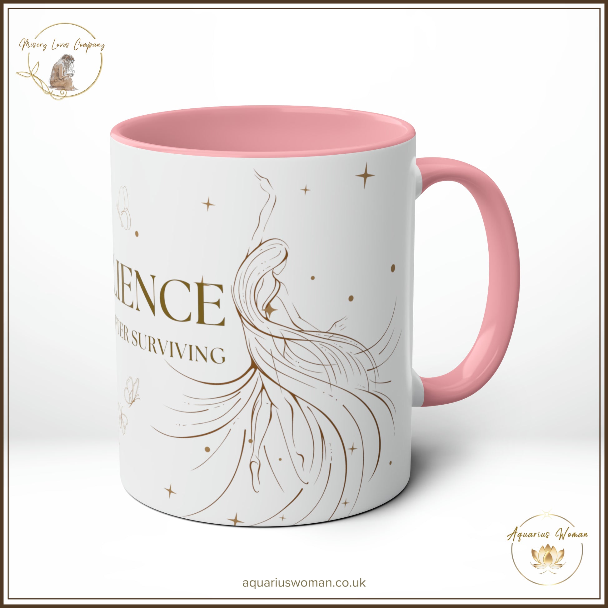 Resilience Mug from Aquarius Woman in  Pink - Right View