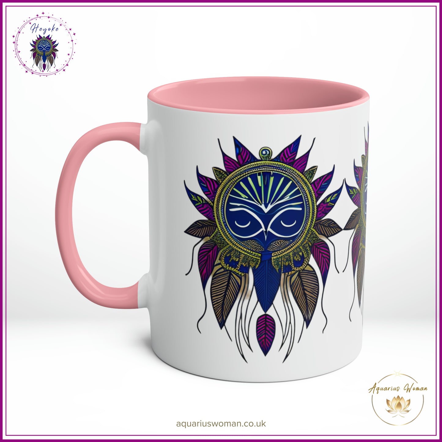 Heyoke Collection - Dreamcatcher Ceramic Mug - Embrace the Mystical Journey