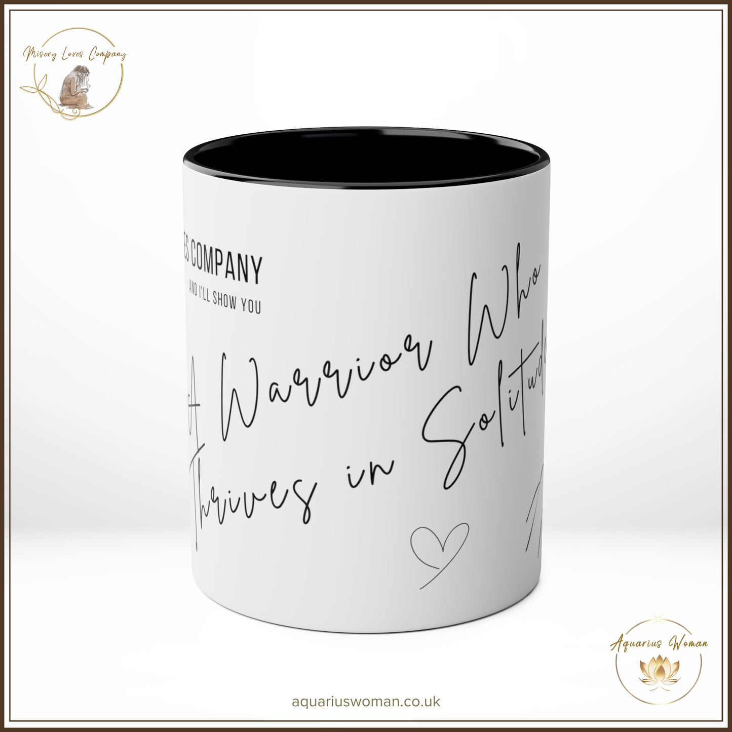 Warrior of Solitude Mug - Thriving in Solitude