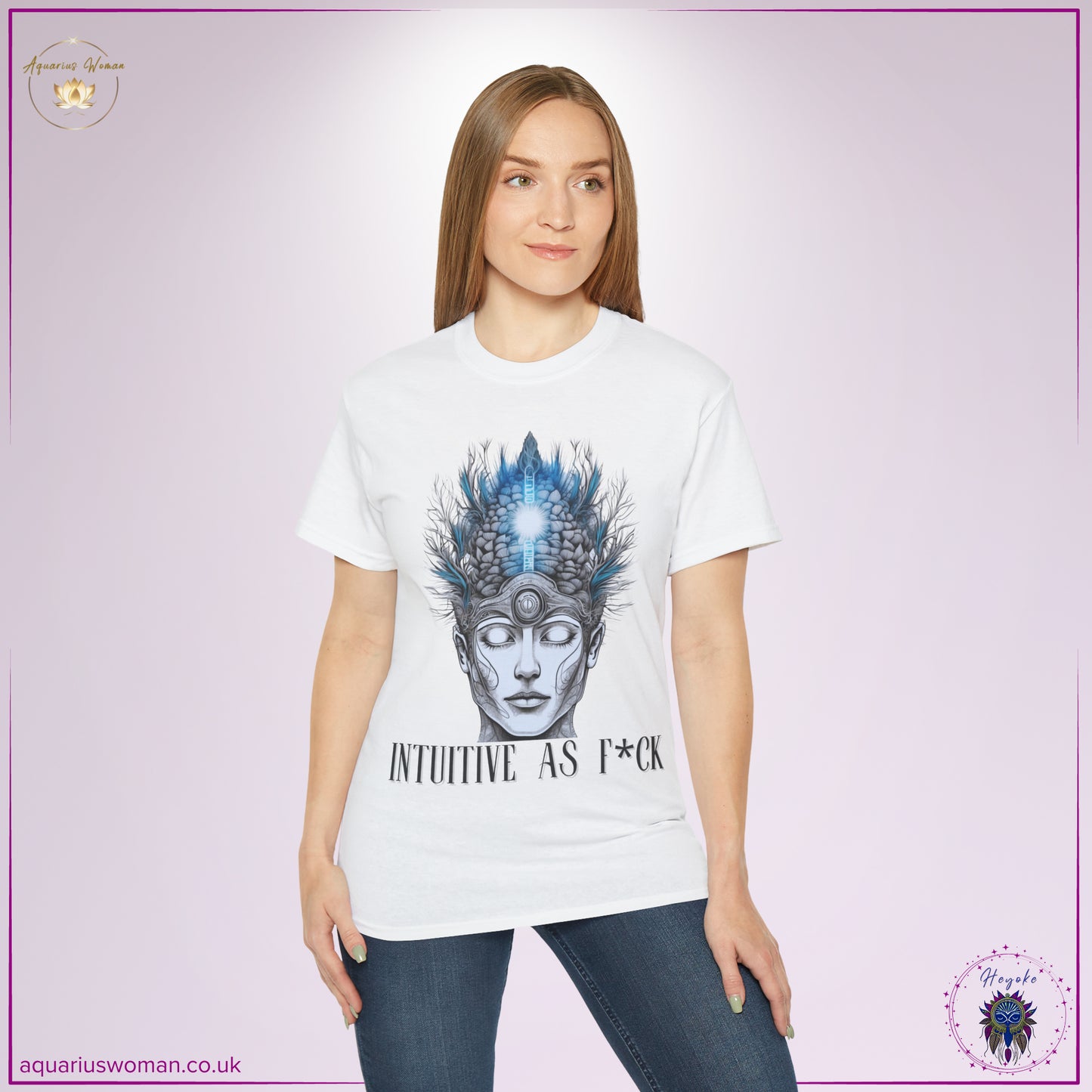 Heyoke Oracle Essence Tee – Intuitive as F*ck