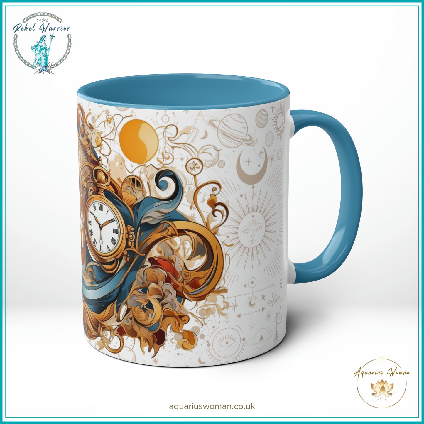 Aquarius Woman's Rebel Warrior Collection: Karma's Sweet Time Mug - Right