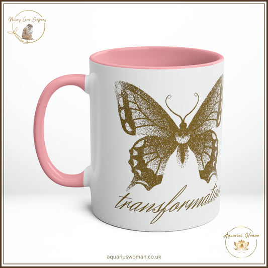 Aquarius Woman - Misery Loves Company - Transformation Mug - Pink - Right View