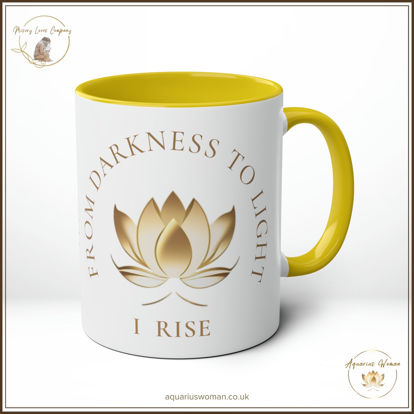 From Darkness to Light Mug | Misery Loves Company Collection