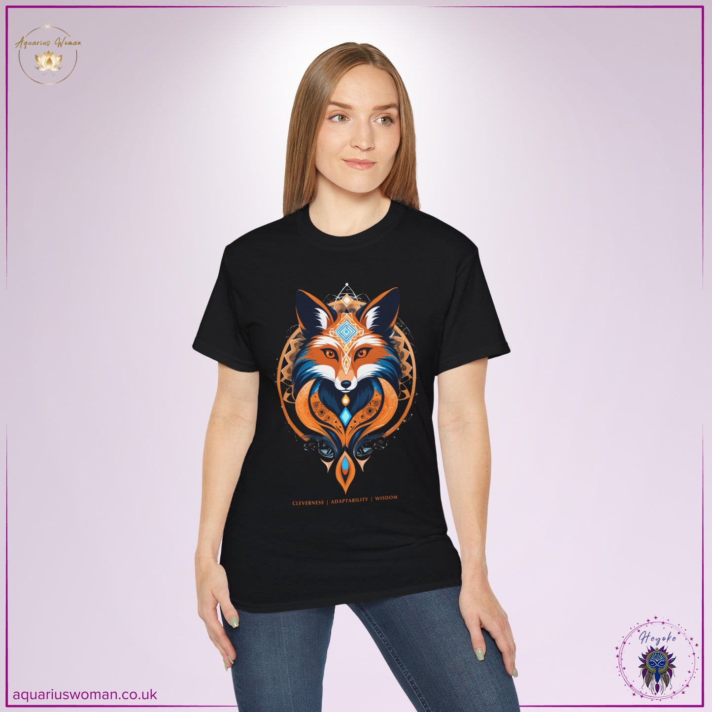 Red Fox Spirit Animal Tee – Embrace Cleverness, Adaptability & Wisdom