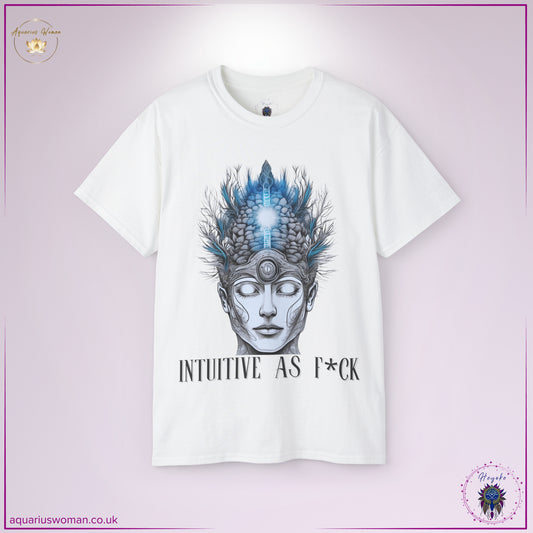The Heyoke Oracle Essence Tee in White features a striking oracle-inspired face with pineal gland activation symbolism. Representing deep intuition, spiritual insight, and higher awareness, this bold design is for those who embrace their inner knowing and navigate life with unapologetic wisdom.