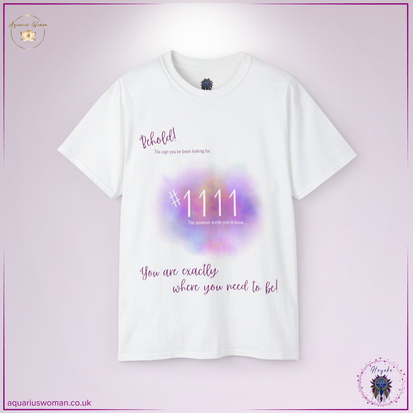 The Synchronicity #1111 Tee in White radiates cosmic energy with the angel number 1111 at its centre. Designed for spiritual seekers and manifestors, this tee serves as a reminder to trust in divine timing and embrace the journey, knowing the universe is aligning everything perfectly.