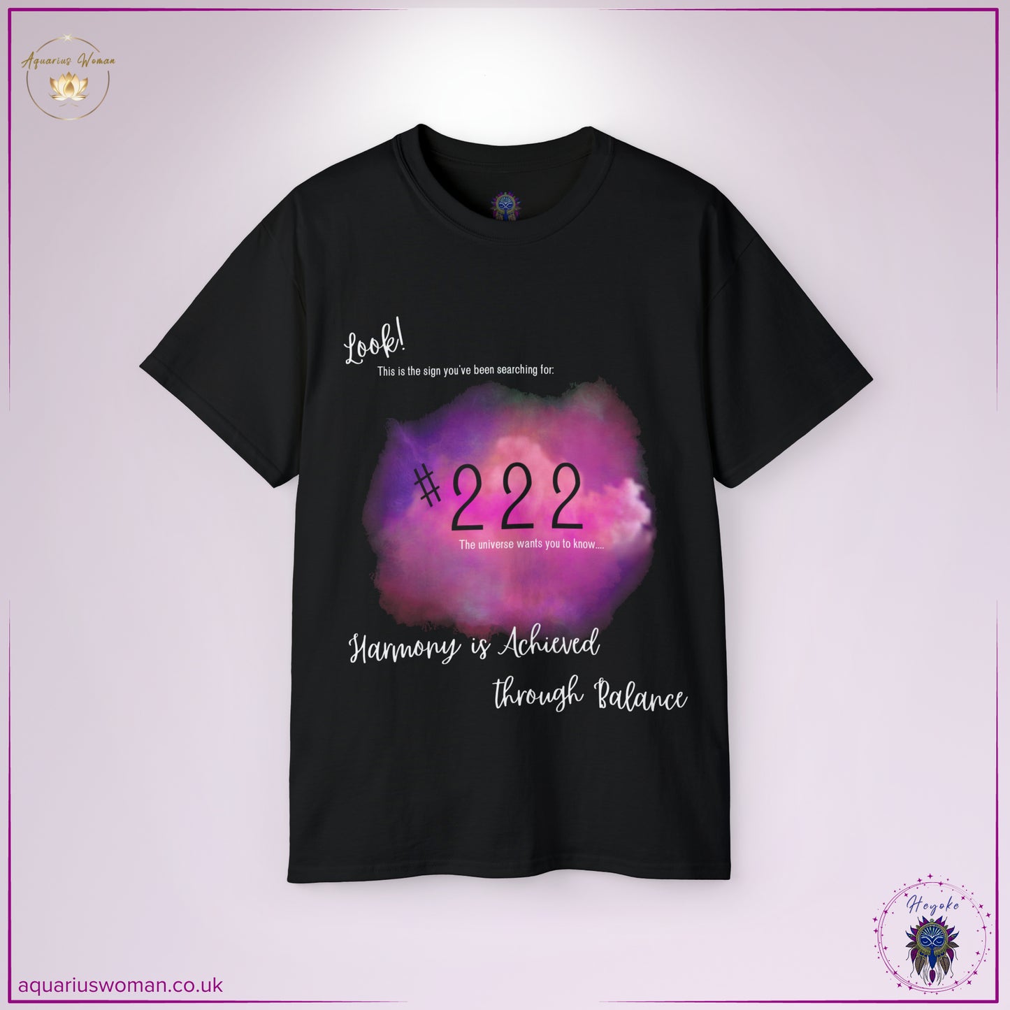 The Synchronicity #222 Tee in Black is a powerful symbol of harmony and balance, featuring the angel number 222 in a soft cosmic glow. Representing alignment, faith, and universal flow, this design serves as a reminder to trust in divine timing and embrace equilibrium in all aspects of life.