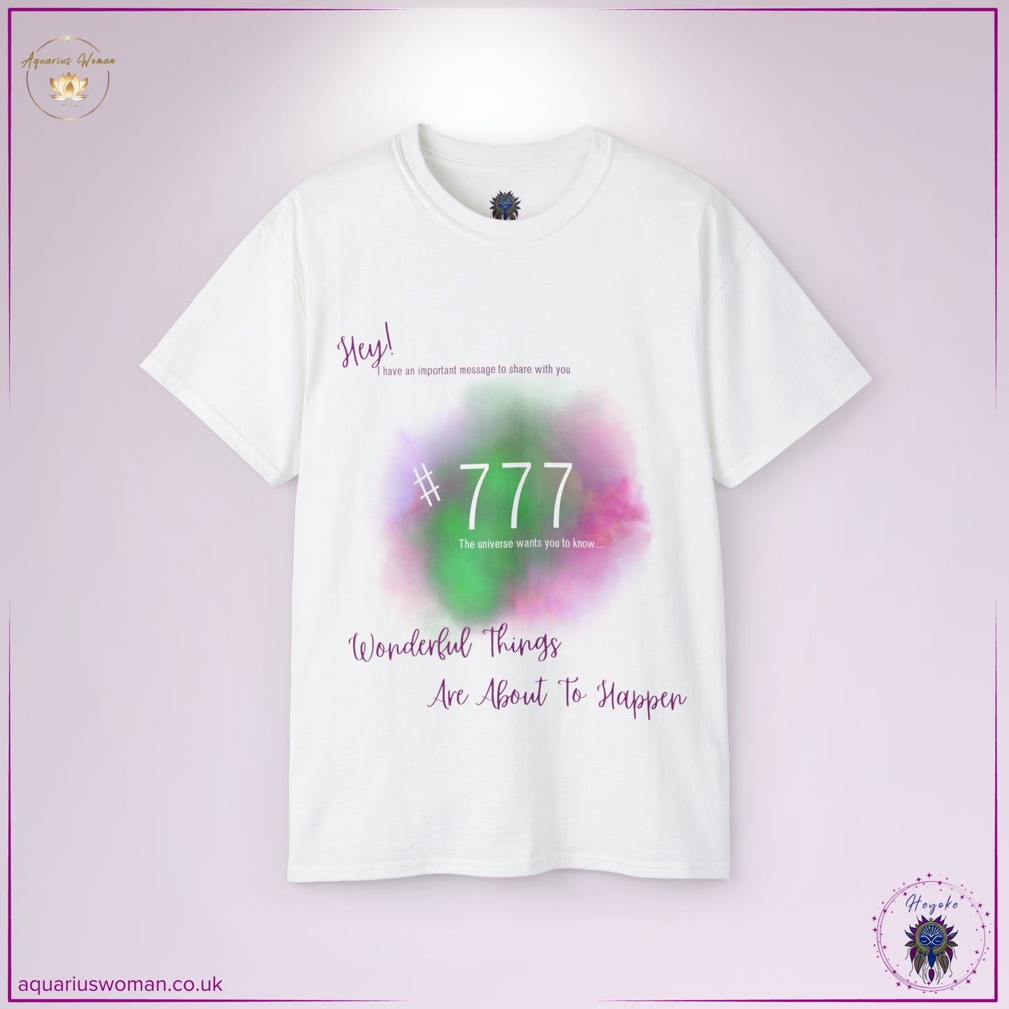 The 'Synchronicity #777' Tee in White is a symbol of divine blessings, intuition, and spiritual expansion. Featuring the angel number 777 in a radiant cosmic design, this tee is a reminder that wonderful things are about to happen. A must-have for those who trust in synchronicity, universal flow, and divine guidance.