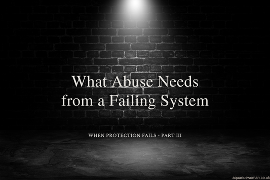 What Abuse Needs from a Failing System