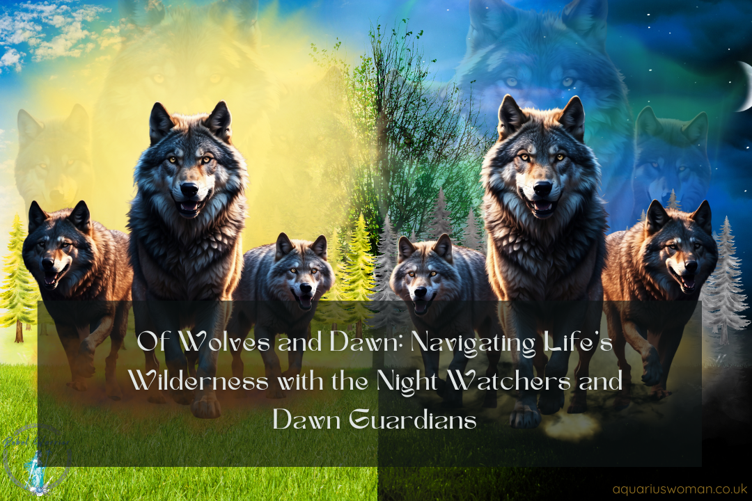 Aquarius Woman - Rebel Warrior - Of Wolves and Dawn: Navigating Life's Wilderness with the Night Watchers and Dawn Guardians