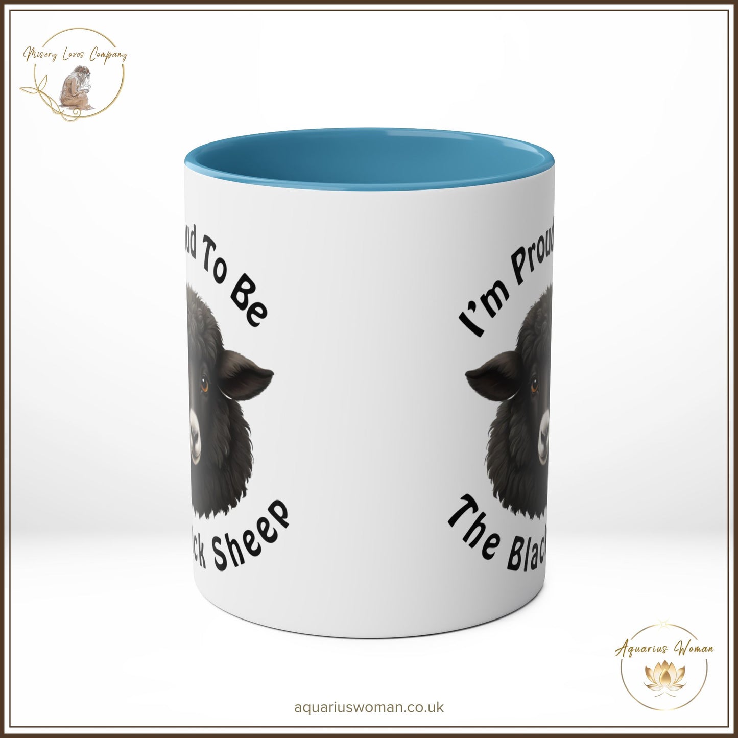 Aquarius Woman "Black Sheep Pride" Mug