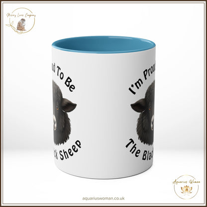 Aquarius Woman "Black Sheep Pride" Mug