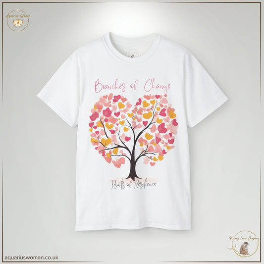 Roots of Resilience Tee from the 'Misery Loves Company' Collection by Aquarius Woman