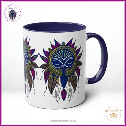 Heyoke Collection: "Dreamcatcher" Ceramic Mug - Embark on a Shamanic Sip