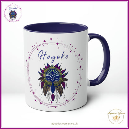 Aquarius Woman's Heyoke Ceramic Mug: Embrace the Extraordinary Sip