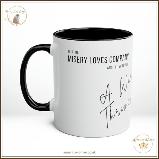 Warrior of Solitude Mug: Empowerment Over Misery