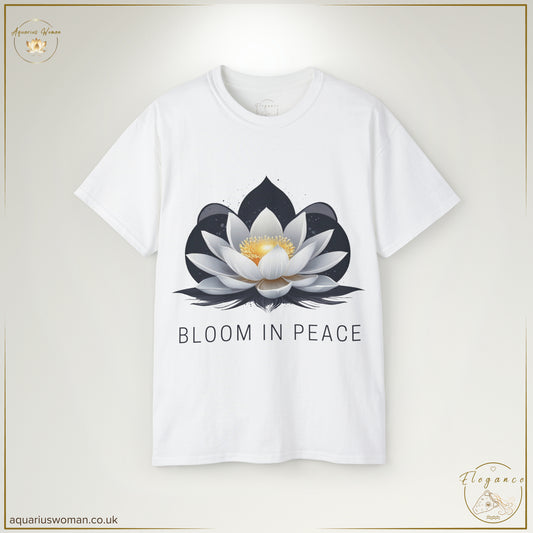 Tranquil Bloom Tee from the Elegance Collection by Aquarius Woman