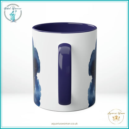 Aquarius Woman's Night Watchers Ceramic Mug: Embrace Your Inner Warrior