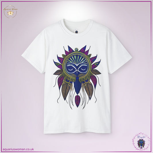 Heyoke Shamanic Voyage Dream-catcher Tee From Aquarius Woman!  White