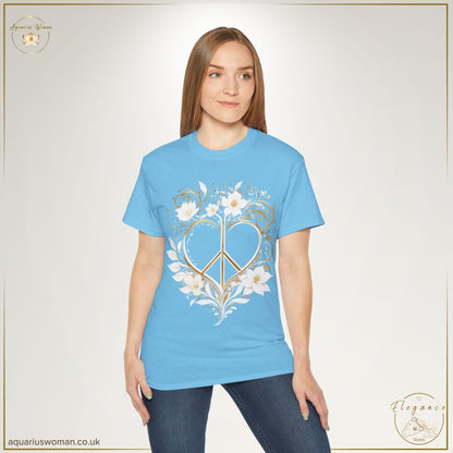 Peaceful Heart Tee – Elegance Collection