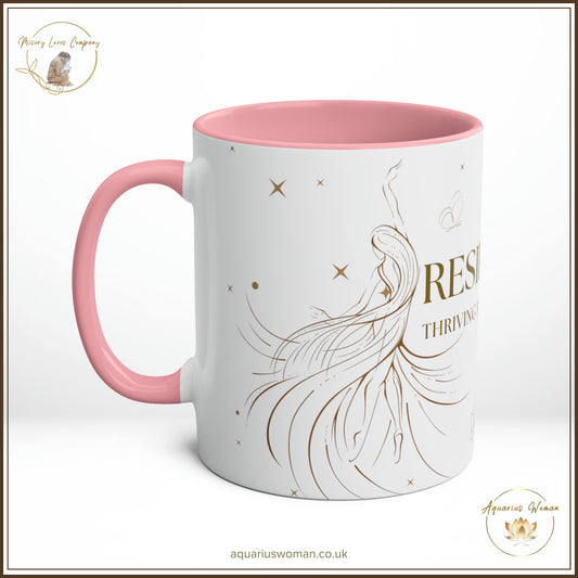 Resilience Mug from Aquarius Woman in  Pink - Left View