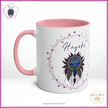 Aquarius Woman's Heyoke Ceramic Mug: Embrace the Extraordinary Sip