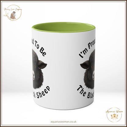 Aquarius Woman "Black Sheep Pride" Mug