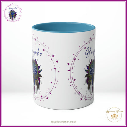 Aquarius Woman's Heyoke Ceramic Mug: Embrace the Extraordinary Sip