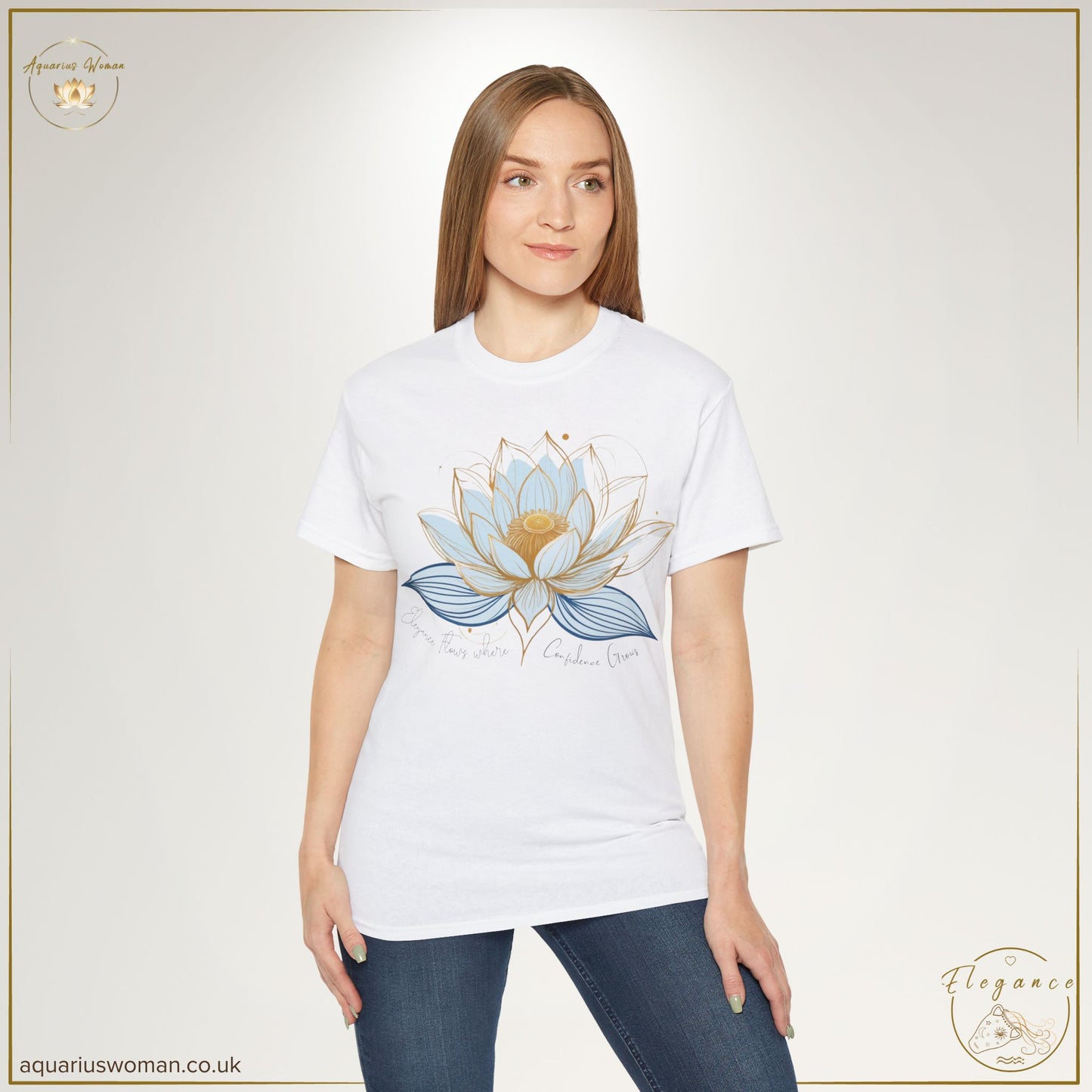 Elegance in Bloom - Confidence Lotus Tee