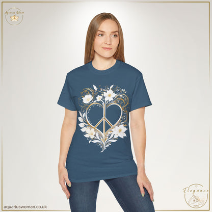 Peaceful Heart Tee – Elegance Collection