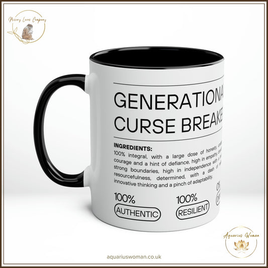 Generational Curse Breaker Mug - Black - Left