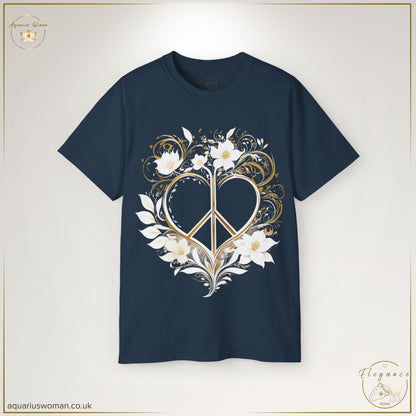 Peaceful Heart Tee – Elegance Collection