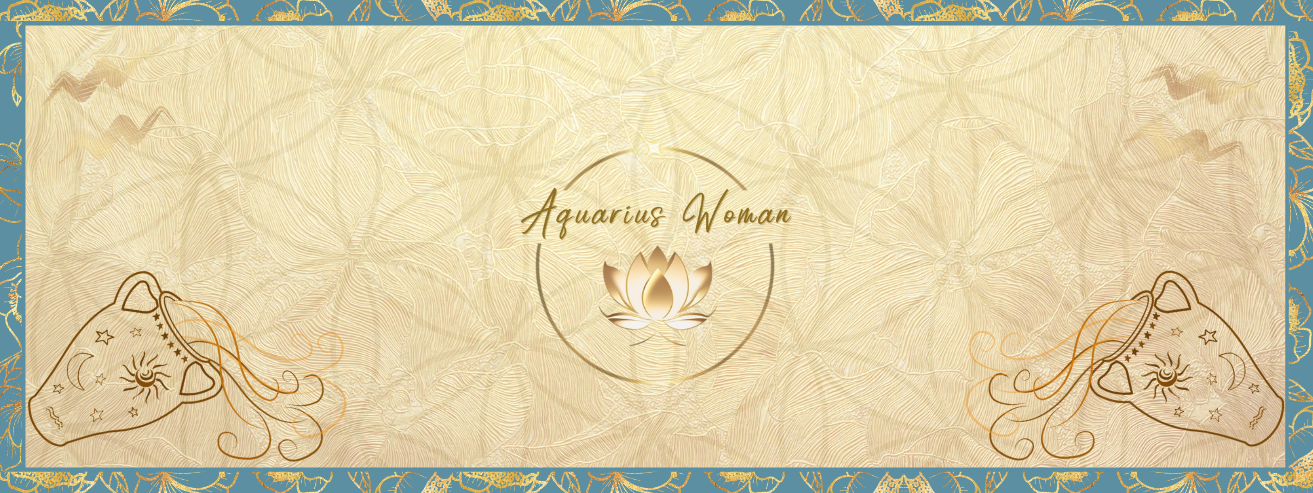 Aquarius Woman Art Banner (Home Page) Copyrighted